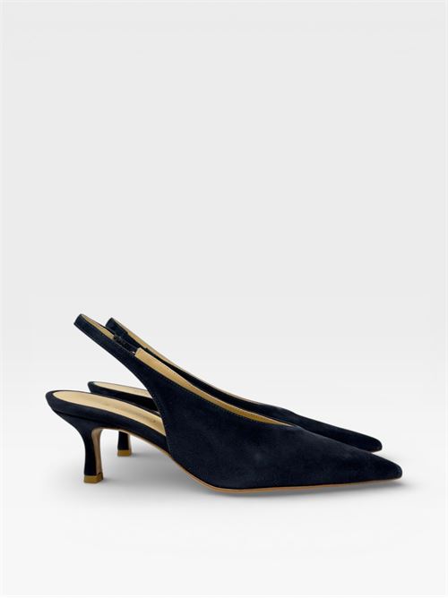 Décolleté Slingback in Camoscio Blu IL LACCIO | B35CAMOSCIOBLU